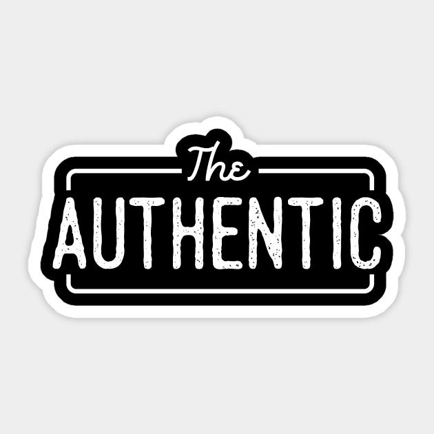 THE AUTHENTIC Sticker by Ajiw